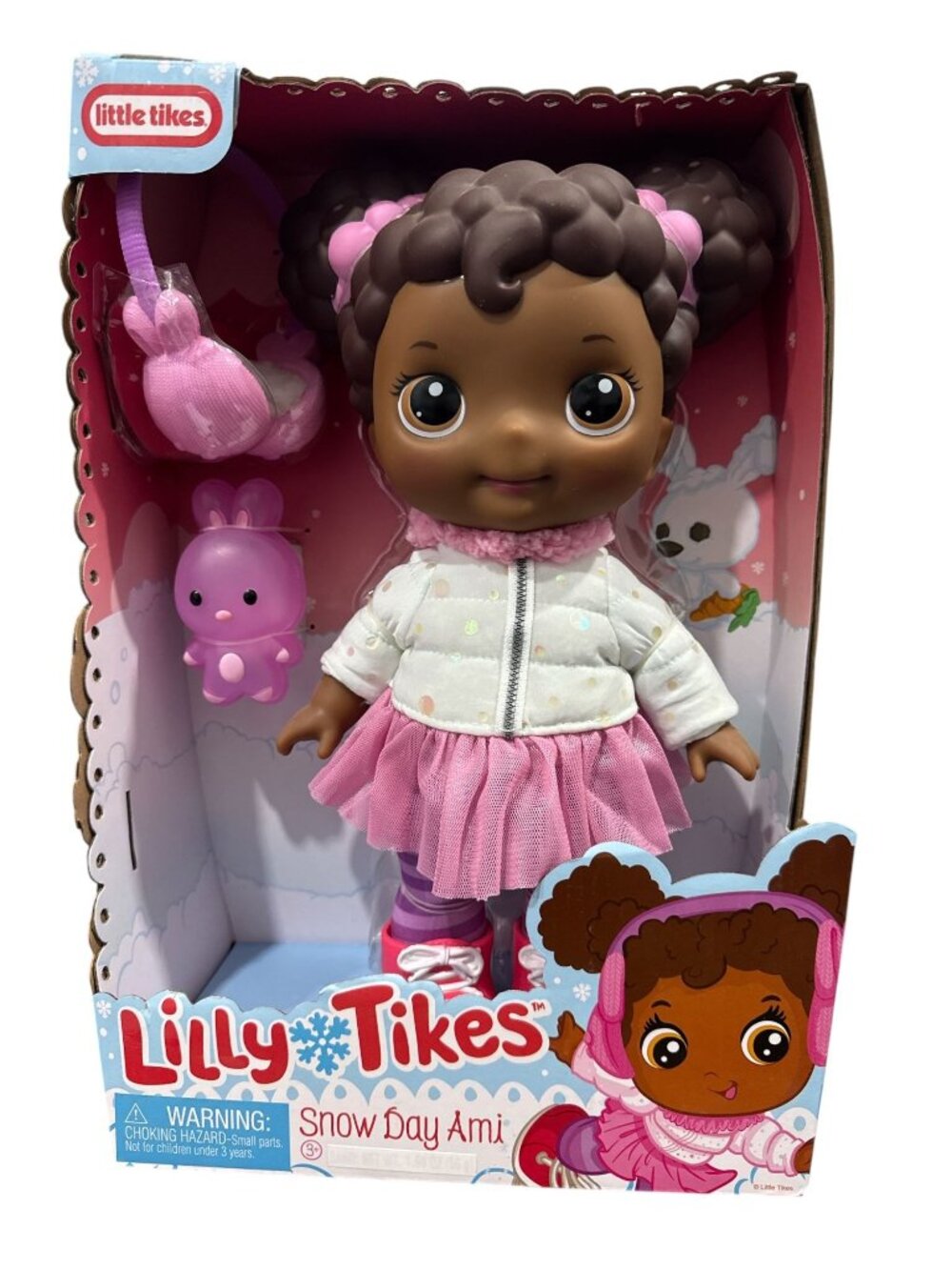 Lilly Tikes Snow Day Ami Doll With Accessories - 12" Interactive Toy For Ages 3+